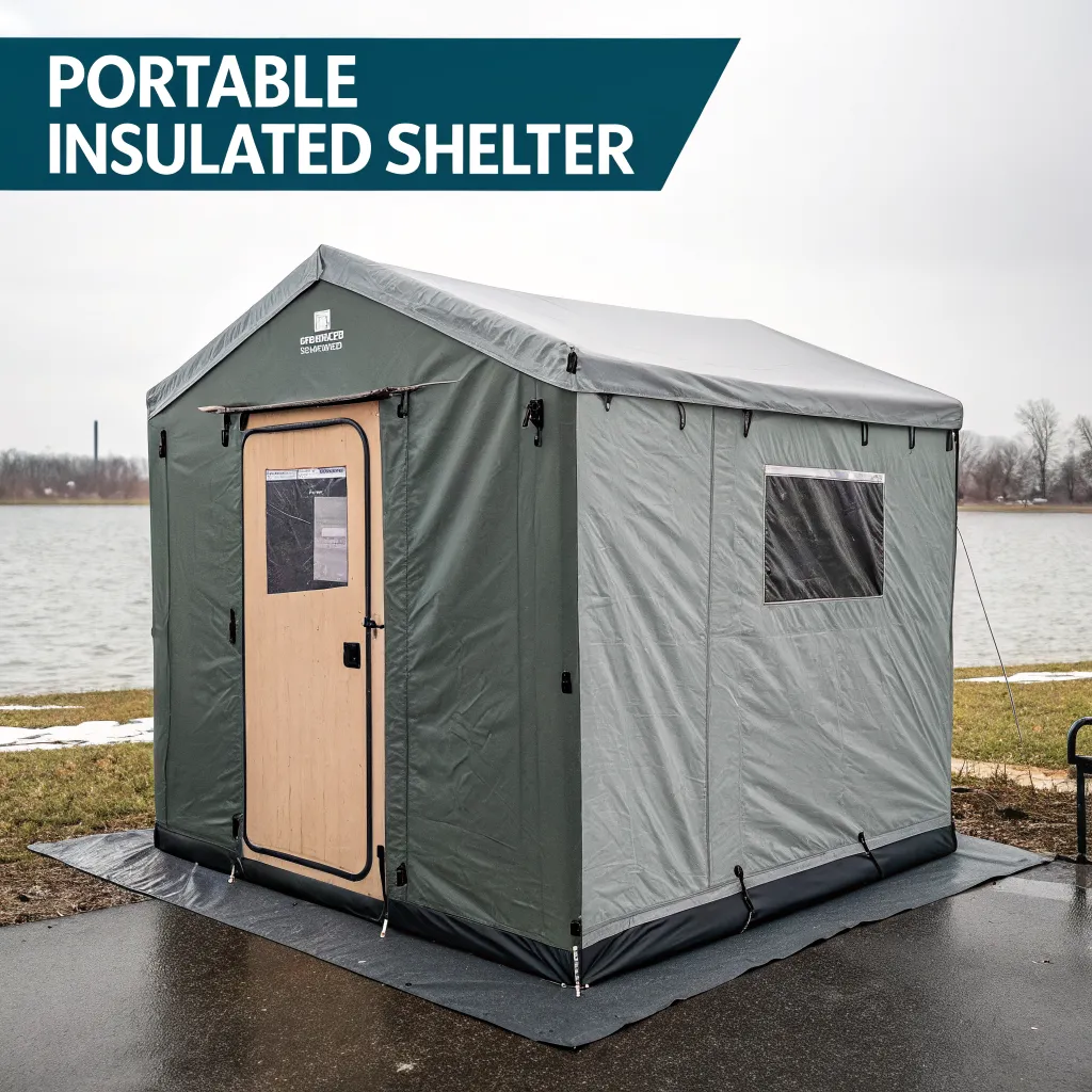 Portable insulated shelter